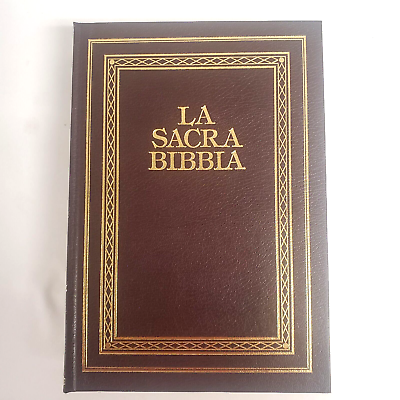 #ad 1981 La Sacra Bibbia Edizioni Paoline 1974 Roma Conferenza Episcopale Italiana $24.99