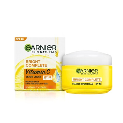 #ad Garnier Skin Naturals Light Complete Serum Cream SPF 40 PA 45 Gram $11.18