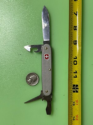 #ad Victorinox Swiss Army Knife Pioneer 93mm Silver Alox Knife #196 $37.49