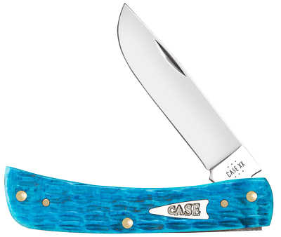 #ad #ad Case xx Knives Sodbuster Jr Jigged Sky Blue Bone 50643 Stainless Pocket Knife $55.14