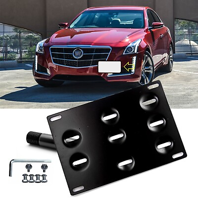 #ad For Cadillac CTS Sedan Coupe Front Tow Hook License Plate Adapter Mount Bracket $24.88
