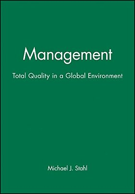 #ad Management: Total Quality in a Global Environment By Michael J. $13.78