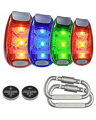 #ad Led Safety light Safety Strobe Lights with 4 packs for Runners Stroller Do... $14.66