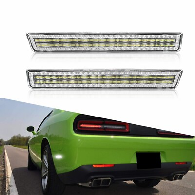 #ad For 2015 2022 Challenger Dodge Side Rear Marker Light Set RH Super LH Bright EU $18.99