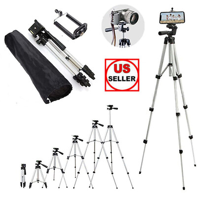 #ad Professional Camera Tripod Stand Phone Holder For Smartphone Samsung iPhone $10.75