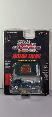 #ad 1949 Buick Riviera Blue Motor Trend Racing Champions Mint Rare Vintage $9.42
