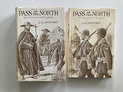 #ad Pass of the North TWO VOLUME SET by C.L. Sonnicksen HC DJ 1st 1980 VERY GOOD $54.00