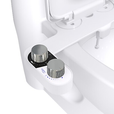 #ad Bidet Non Electric Toilet Seat Attachment with Dual Nozzle OEM ODM available $27.98