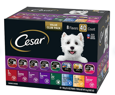 #ad Cesar Classics Canine Wet Dog Food Variety Pack 3.5 oz. 40 ct. $47.98
