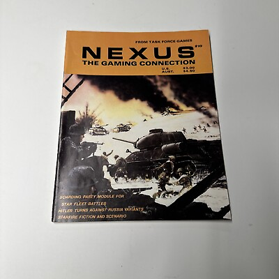#ad Task Force Games Nexus #10 Magazine The Gaming Connection Vintage Free Shipping $8.00