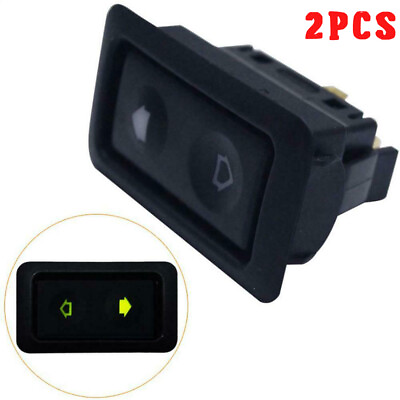 12 24V Universal Car Electric Power Window Switch Control ON OFF 6 Pin DC X2 $13.38