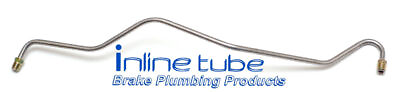 #ad Inline Tube 64 65 Nova Chevy Pump To Carburetor Fuel Line 283Ci 220Hp 4 Bbl Carb $28.50