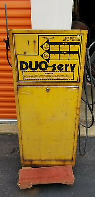 #ad Vintage Air Meter Pump Self service Vacuum Air serv Gas Station Coin Operation $1189.30