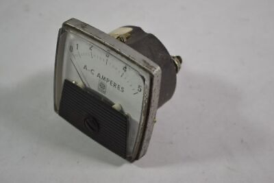 #ad General Electric L533LSLS Panel Meter 0 5 A.C. Amperes USED $12.99