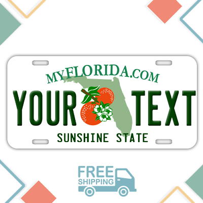 #ad PERSONALIZED Florida License Plate $13.99