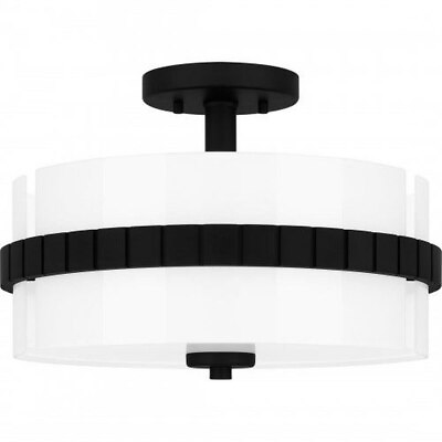 #ad 2 Light Semi Flush Mount In Modern Style 9.5 Inches Tall and 14 Inches Wide $177.49