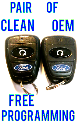 #ad LOT OF 2 CLEAN FORD KEYLESS REMOTE START FOB SINGLE BUTTON FCC# ELVATJH 4360307 $9.77