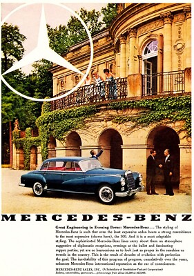 #ad Mercedes Benz 300 s class Advertisement 250 mph Classic 11x16 PRINT POSTER $14.99