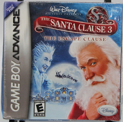 #ad Santa Clause 3: The Escape Clause Nintendo GameBoy Advance GAME NEW Sealed $18.99