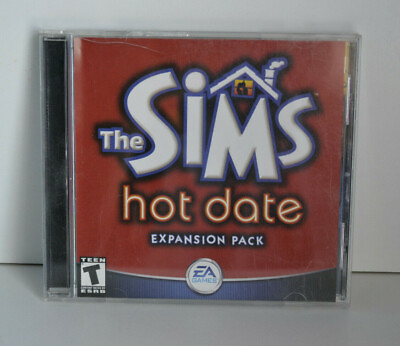 #ad The Sims Hot Date Expansion Pack PC Game Windows 95 98 2001 Used $4.99