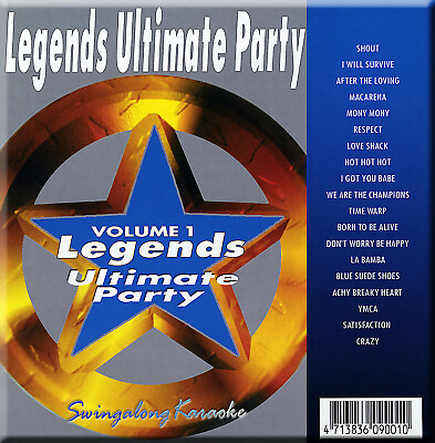 #ad Ultimate Party Karaoke Vol 1 Most Requested CDG From Legends. New Original with $10.99