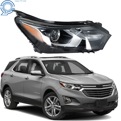 #ad For 2018 2021 Chevy Equinox LT HID Xenon LED DRL Chrome Housing Right Headlight $111.42