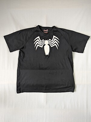 #ad Under Armour Marvel Shirt Mens Large Spider Man Venom Short Sleeve Heat Gear $59.99