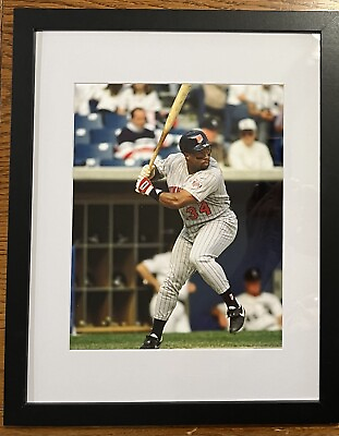 #ad New FRAMED MATTED 8x10 Photo Of Minnesota Twins HOF Outfielder Kirby Puckett. $24.99