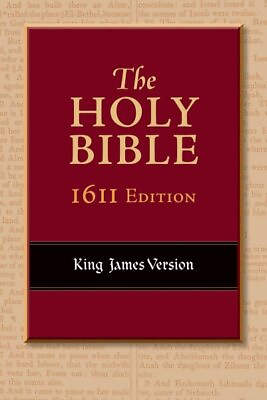 #ad KJV Bible 1611 Edition : Genuine Leather Black Paperback by Not Available ... $59.79