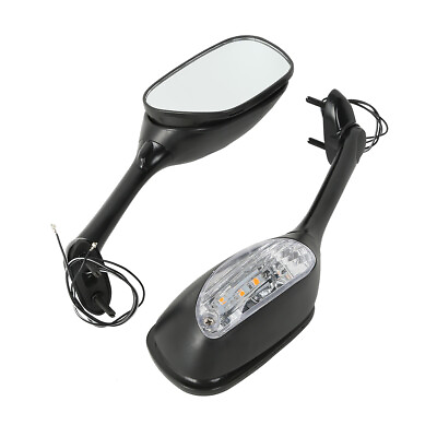 #ad LED Turn Signal Rear Mirrors Fit For SUZUKI GSXR1000 05 15 GSXR 600 750 06 21 14 $27.50
