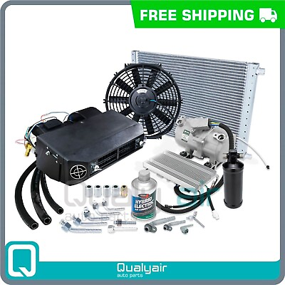 #ad Complete Universal Air Conditioning AC Kit w 100% Electric Compressor 12V $799.95