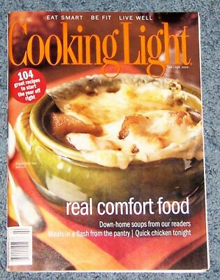 #ad Cooking Light Magazine Jan Feb 2005 Issue $43.74