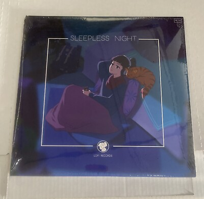 #ad Lofi Girl Sleepless Night Opaque Purple Violet Color Vinyl LP 1700 Sealed $49.95