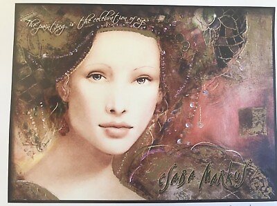 #ad Csaba Markus print The painting is the celebration of eye Signed $75.00