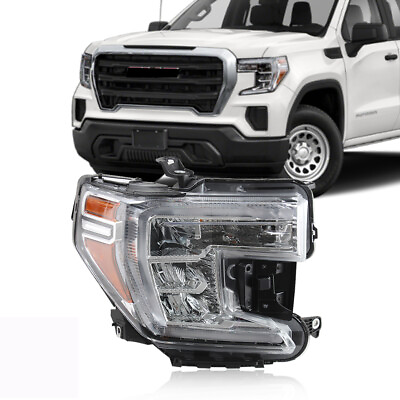 #ad New Headlight W DRL Assembly Passenger Right Side For GMC Sierra 1500 2019 2021 $129.00