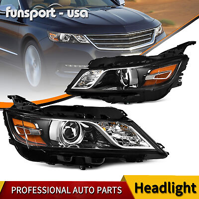 #ad FOR 2014 2020 CHEVY IMPALA HALOGEN PROJECTOR HEADLIGHTS HEADLAMPS PAIR LH RH $152.99