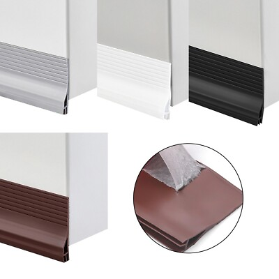 #ad Door Seal Strip Dust Home Improvement White Gray Brown Black Brand New $14.59