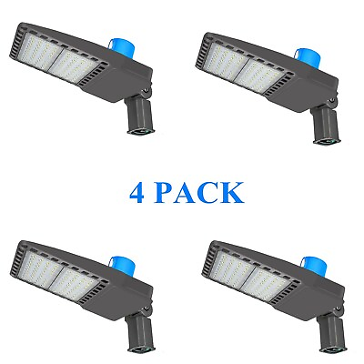4PCS LED Parking Lot Light 300w Shoebox Light Waterproof Commercial Slip Fitter $710.00