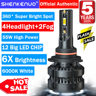 #ad For Chevy Silverado 1500HD 2500HD 3500 03 06 LED Headlight H L Fog Light Bulb Z8 $59.19