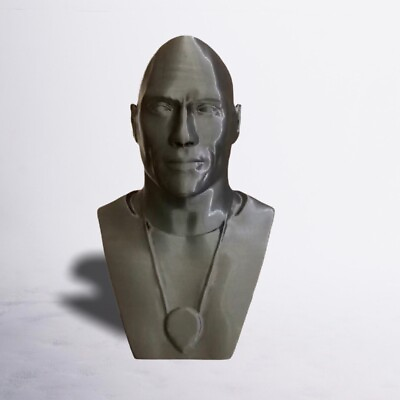 #ad The rock bust Dwayne Johnson statue sculpture $15.00