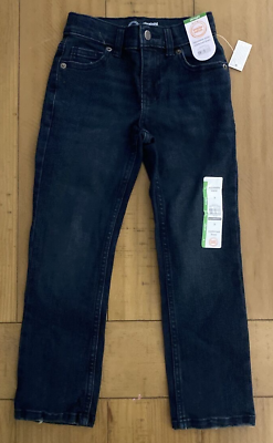 #ad Boys Size 6 Wonder Nation Jeans With Adjustable Waist Straight $13.59