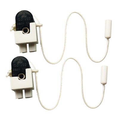 #ad 2 Pcs Wire Switch Cord Operated Switch Switch Replacement Cord String $9.99