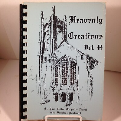 #ad Local Interest Cookbook Heavenly Creations St Paul UMC Louisville KY $3.68