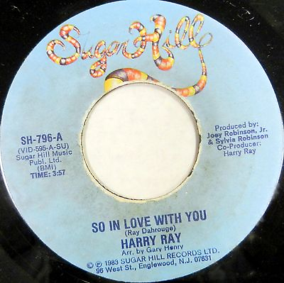 #ad HARRY RAY 45 Love is a Game SUGAR HILL Soul RARE Original 1983 THE MOMENTS #C826 $13.00