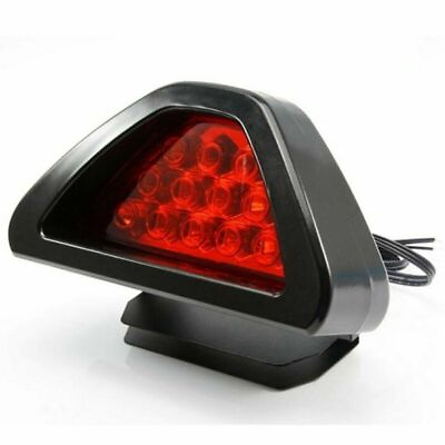 #ad F1 style 12 Red LED Rear Tail Brake Stop Light Third Strobe Fog DRL Red Lens $14.89