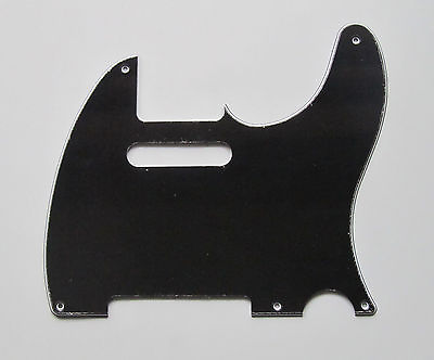 #ad Vintage Tele Style 5 Hole Guitar Pickguard Black 3 Ply for Telecaster $10.50