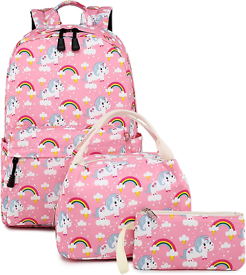 #ad Cute Lightweight Kids Backpacks for School Girls Boys Elementary Kindergarten Sc $34.99