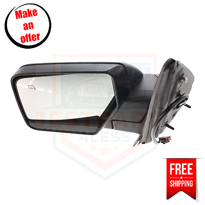 #ad Kool Vue FD141EL Mirror Heated Black Left Side for 2007 2010 Ford Expedition $89.99
