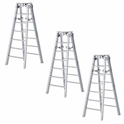 #ad Set of 3 Toy Plastic Silver Ladder Accessories for 6 Inch Action Figures $16.99