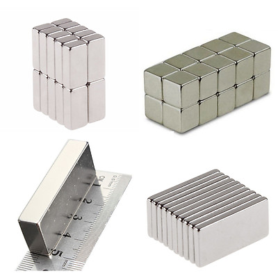50 100 Pcs Magnets Block Cube Rare Earth Neodymium Magnetic N50 N48 N52 ALL Size $8.99